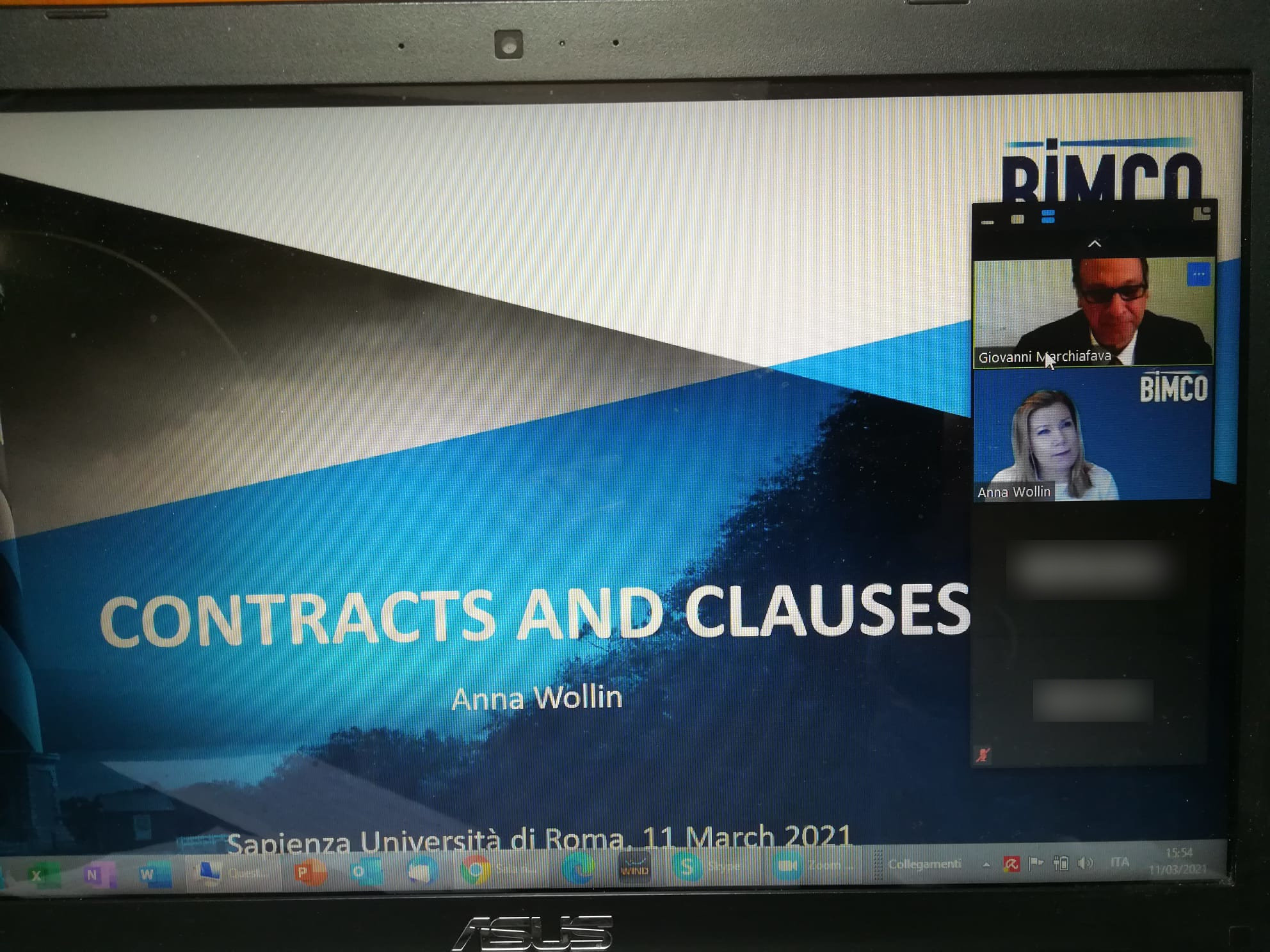 Anna Wollin, Manager, Contract and Clauses BIMCO